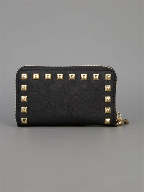 michael kors wallet clutch for iphone 5 pure black|Michael Kors wristlet outlet.